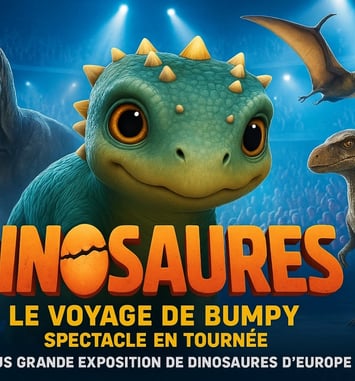 Dinosaures: Le voyage de Bumpy®, l'exposition-spectacle - Tour 2026