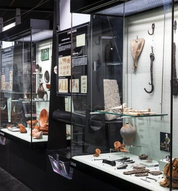 Visite guidée d'un musée gallo-romain