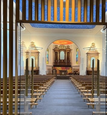Visite guidée de l'église rénovée Saint-Laurent de Hesingue