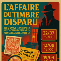 Jeu d'enquête : l'affaire du timbre disparu