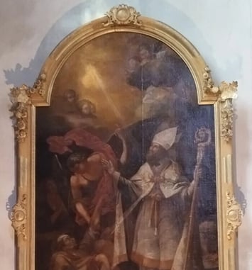 Présentation de la restauration du tableau de Saint Valentin