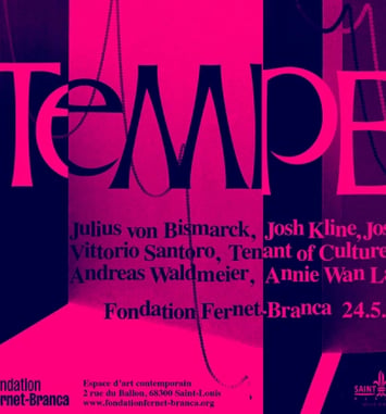 Finissage de l'exposition « Tempesta »