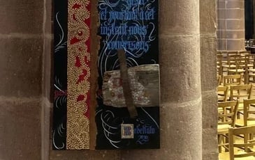 Démonstration de calligraphies et enluminures