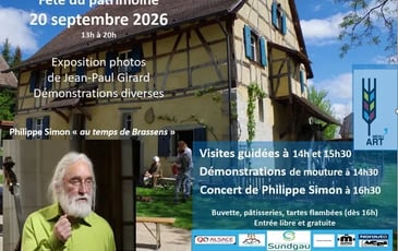 Célébrez le patrimoine au moulin à travers une visite guidée