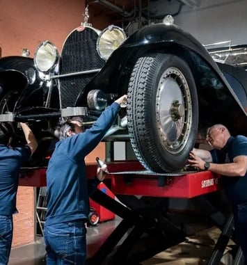 Dans les coulisses du Musée National de l'Automobile