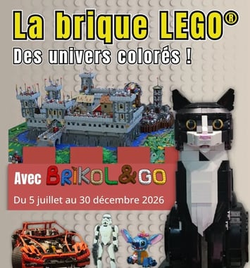 Exposition : « La brique LEGO® – des univers colorés ! »