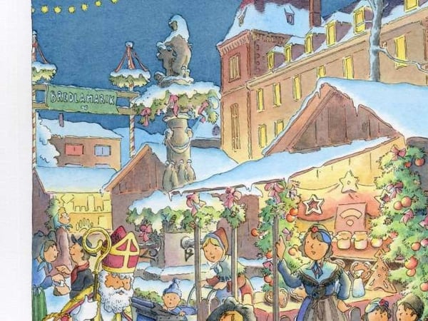 Exposition de Georges Ratkoff sur le Marché de Noël : Un chaleureux hiver alsacien