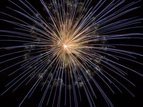 Feux d'artifices du Nouvel An