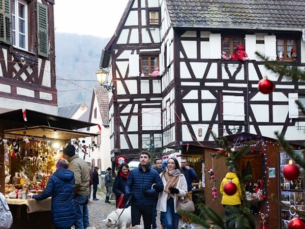 Marché de Noël du plus petit village médiéval d'Alsace