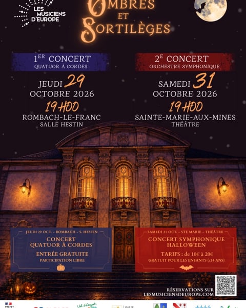 Concerts : ombres et sortilèges